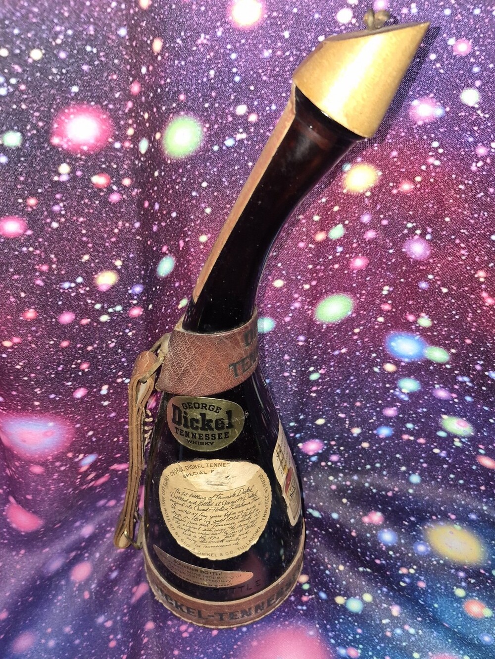 🖖🚀 Vintage George Dickel “Saurian Brandy” Bottle — OG Star Trek